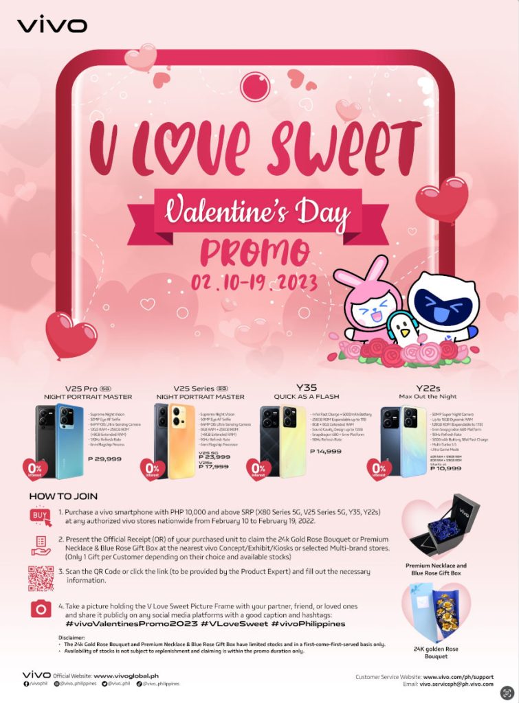vivo V Love Sweet - Valentine's Day promo - poster