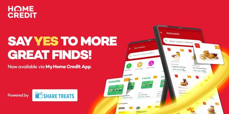 GrabGifts, McDonald’s Treats and more e-vouchers My Home Credit App