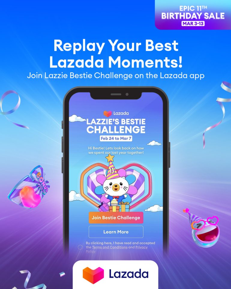 Lazada 3.3 Sale Bestie Challenge