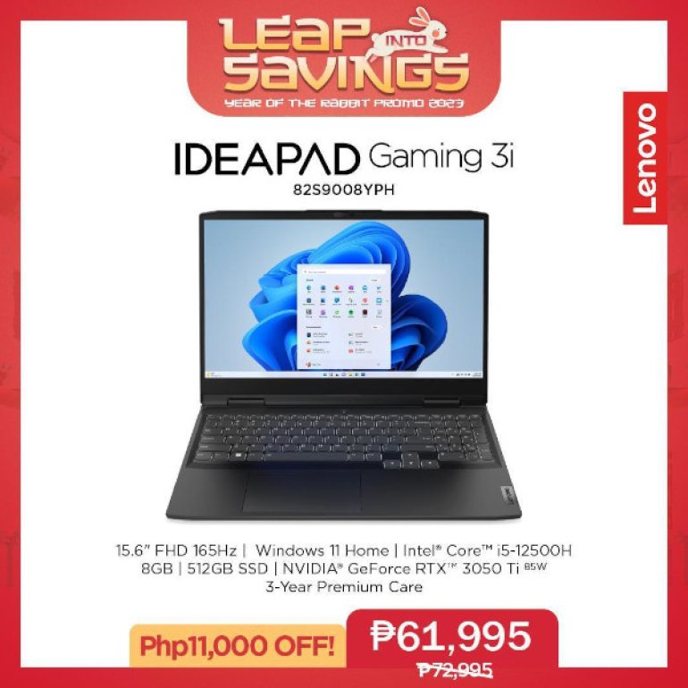 Lenovo Year of the Rabbit Promo 2023 - IdeaPad Gaming 3i