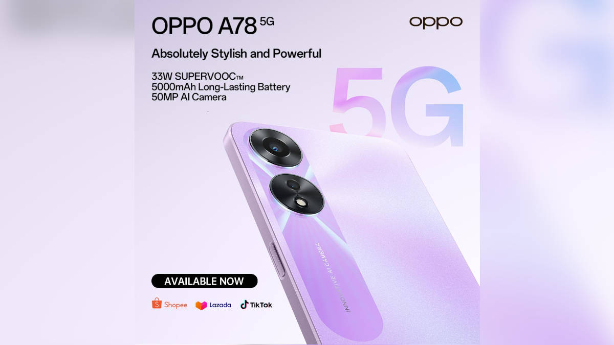 OPPO A78 5G Quietly Launched in PH, Priced