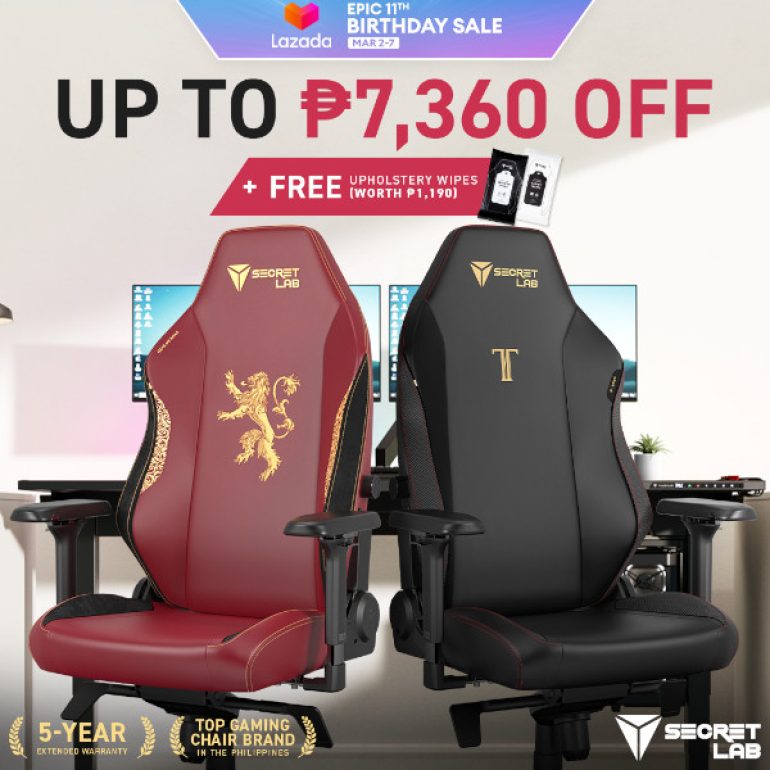 Secretlab - Lazada 3.3 Birthday Sale - 1