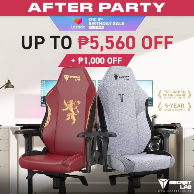 Secretlab - Lazada Birthday Sale After Party - poster