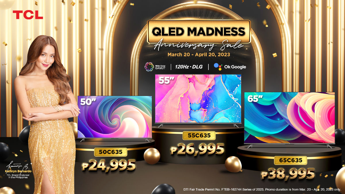 Enjoy Up to 60% Off at the TCL QLED Madness Anniversary Sale until April 20, 2023