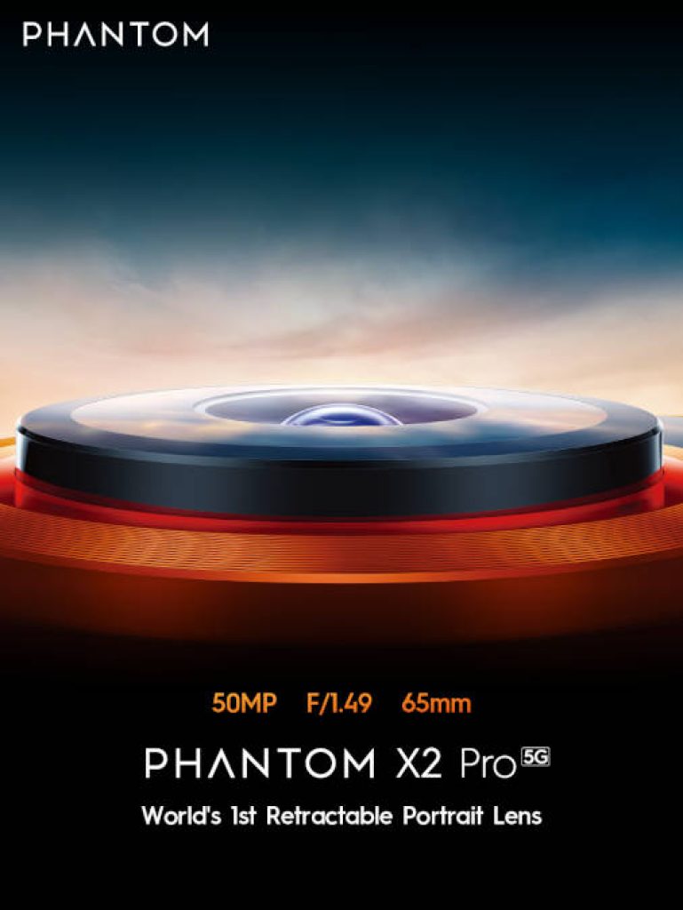 PHANTOM X2 Series Worlds-1st-Retractable-Portrait-Lens