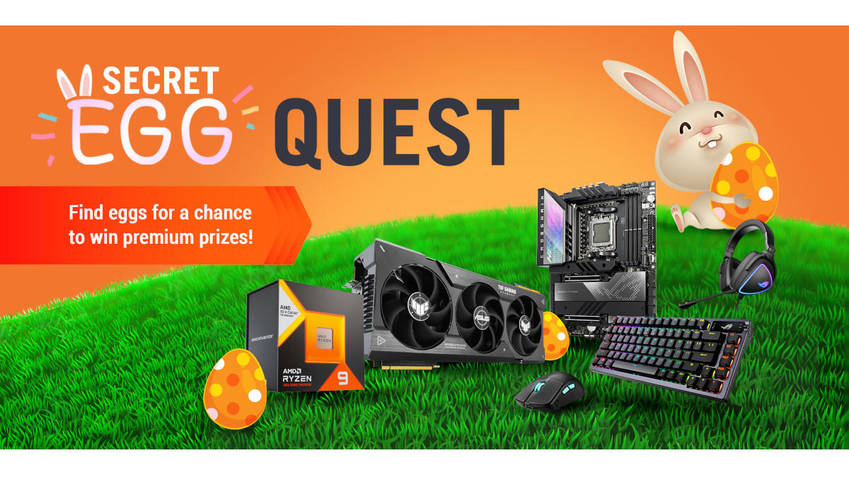 ASUS Announces Global Easter PC Gaming Hardware Giveaway Contest