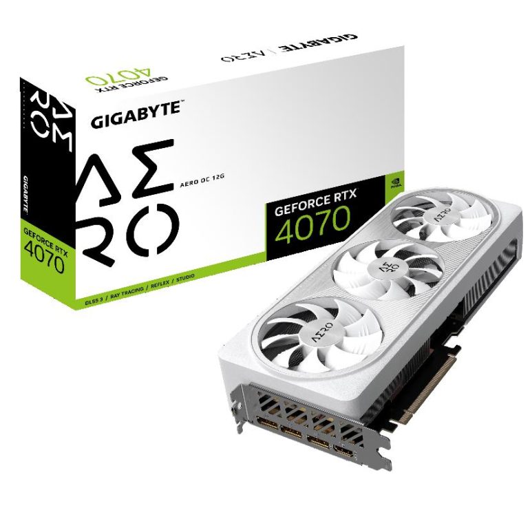 GIGABYTE GeForce RTX 4070 AERO OC 12G