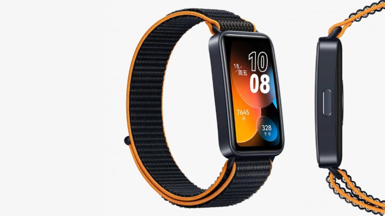 Huawei Band 8 - launch - black and orange