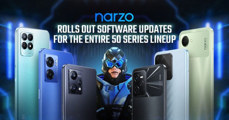 PR Banner - narzo software updates