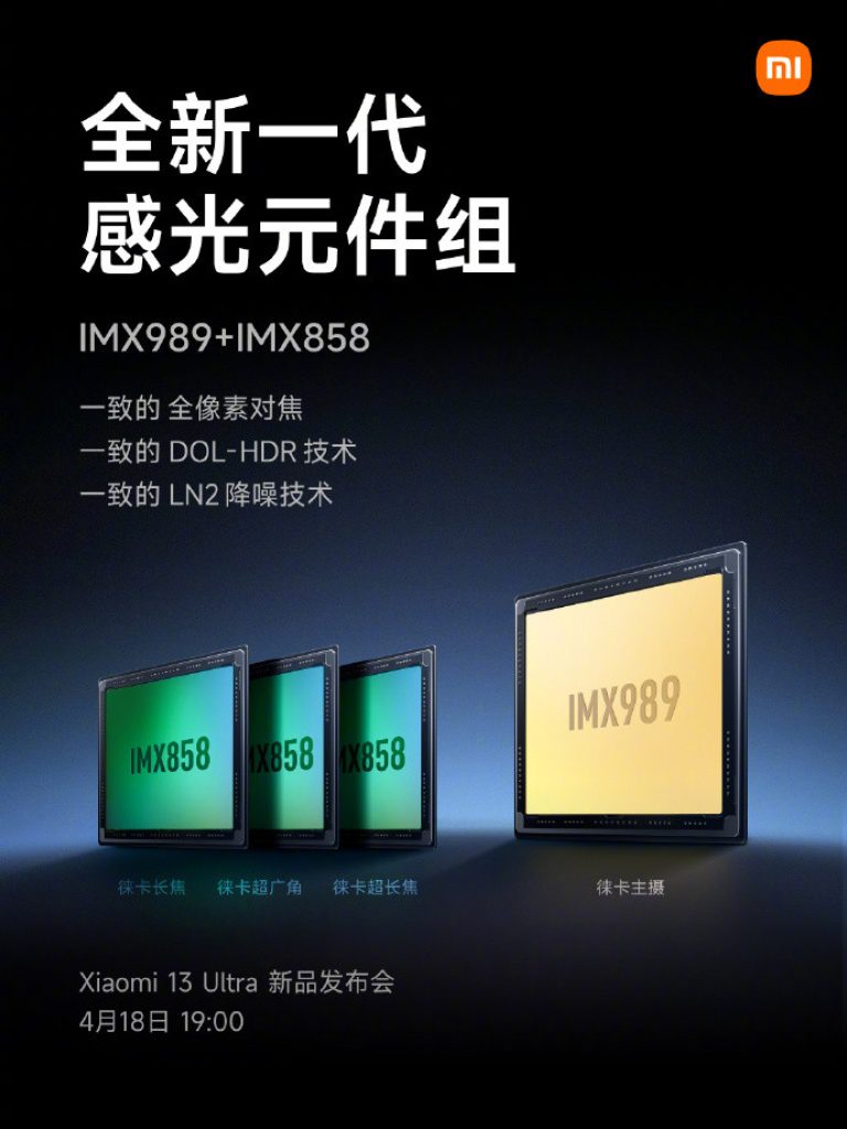 Xiaomi 13 Ultra - sensors revealed - poster