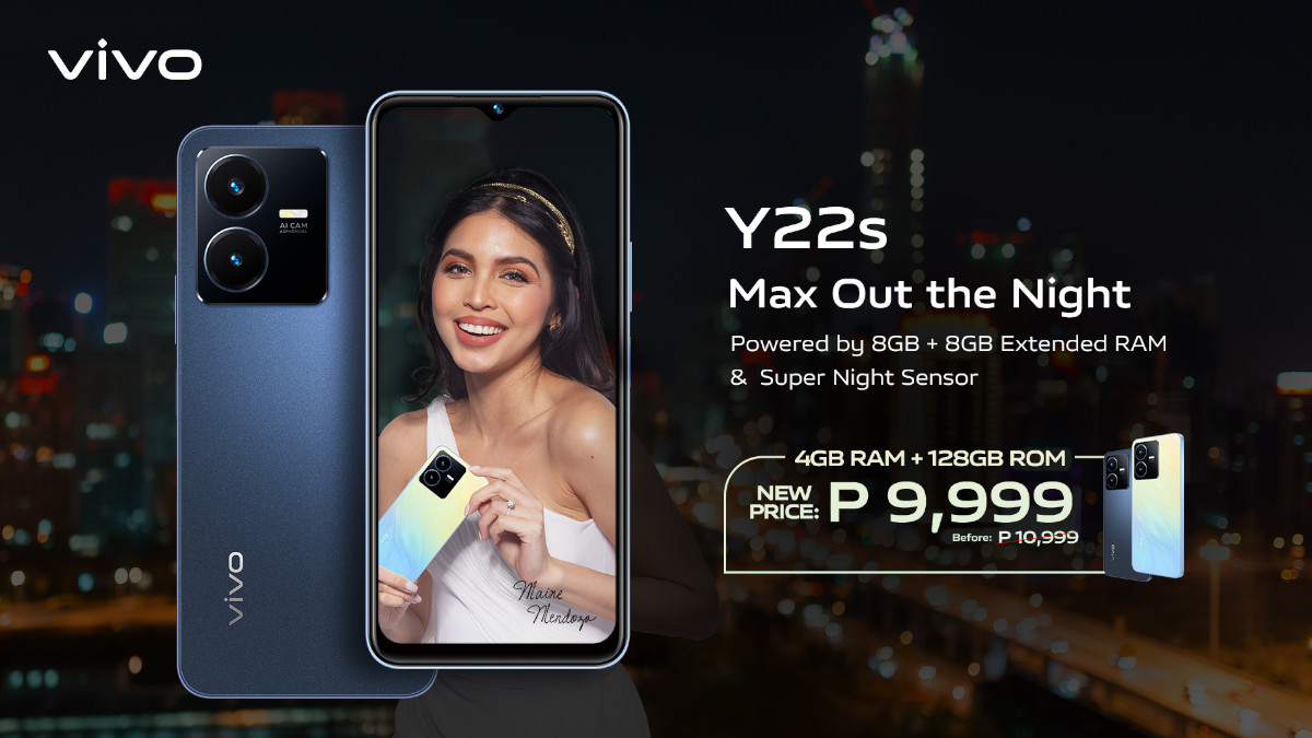 vivo Y22s 4+128GB Now More Affordable at PHP 9,999