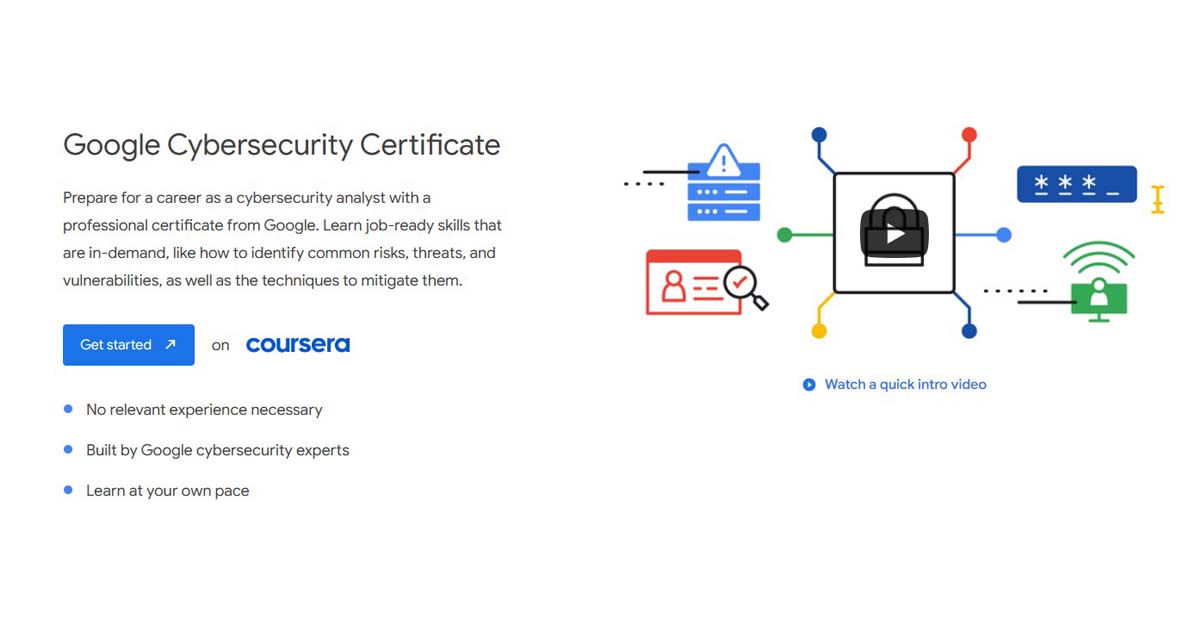 Google Announces New Cybersecurity Career Certificate