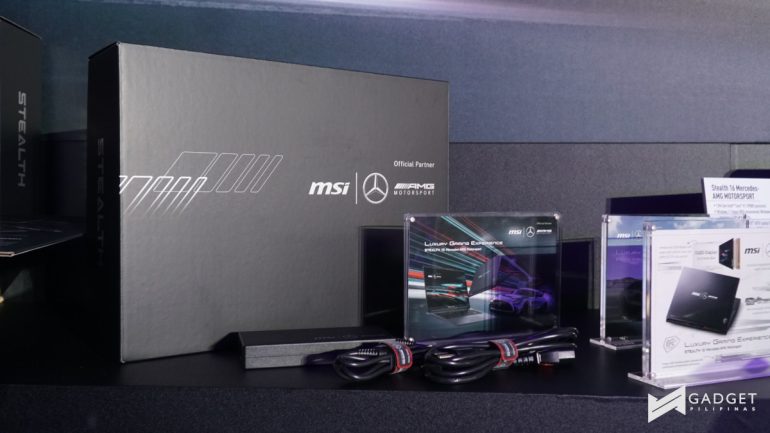 MSI Stealth 16 Mercedes AMG Motorsport box