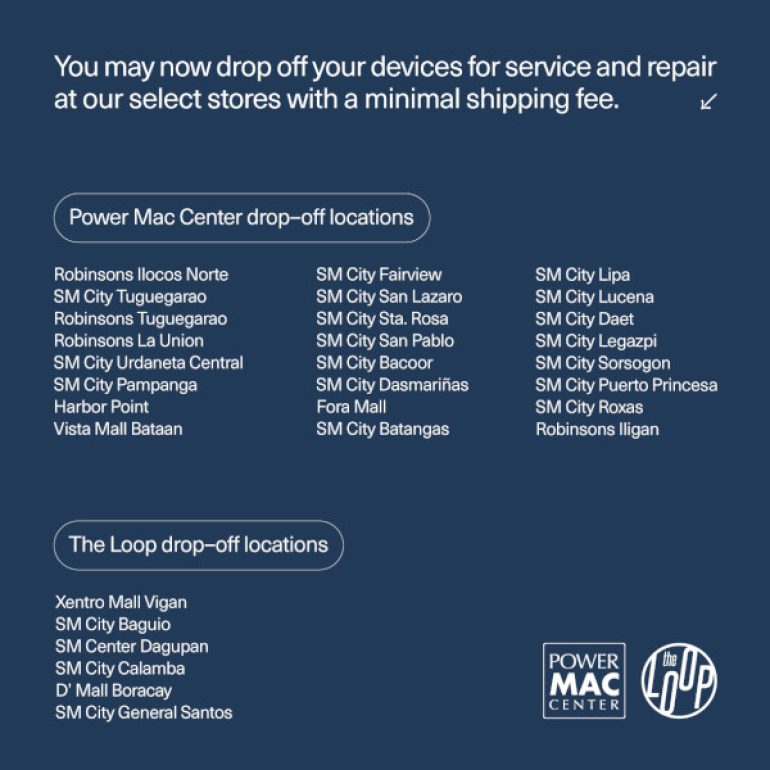 Power Mac Center - Repair Drop-off - stores