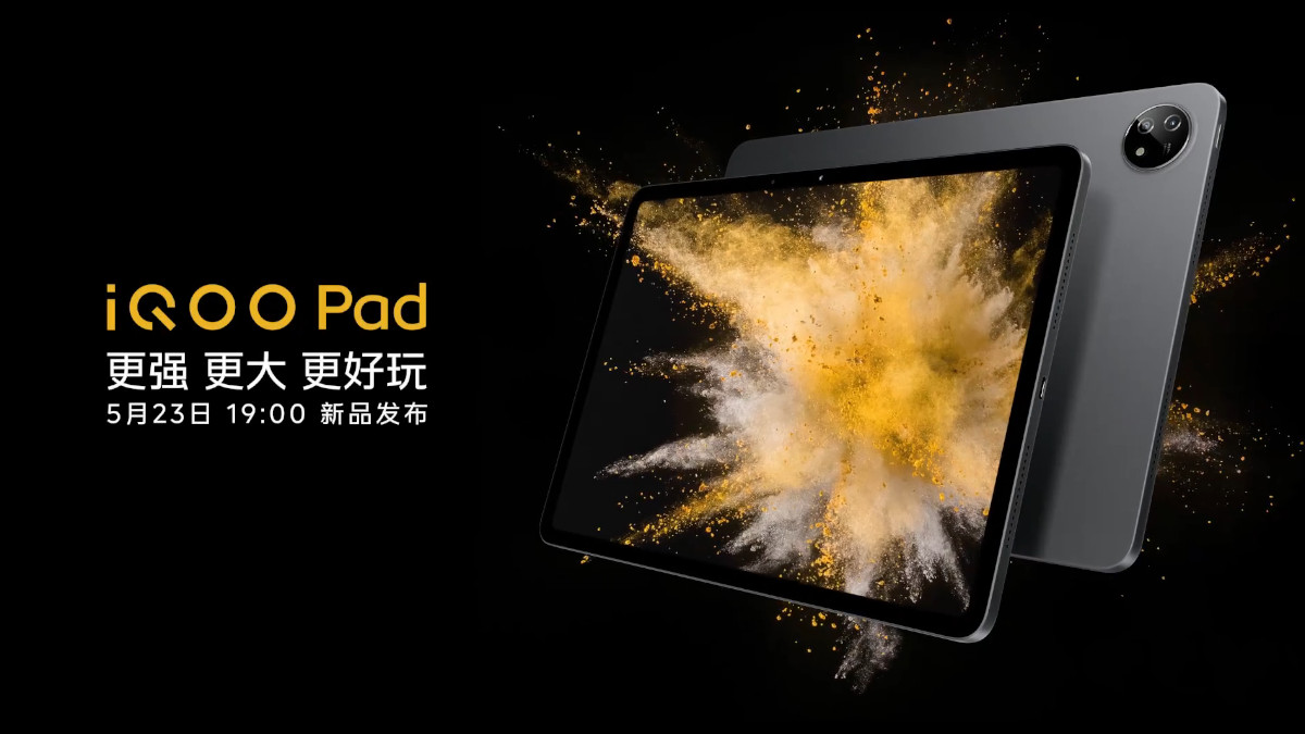 iQOO Pad Launching on May 23 with Neo 8 Series