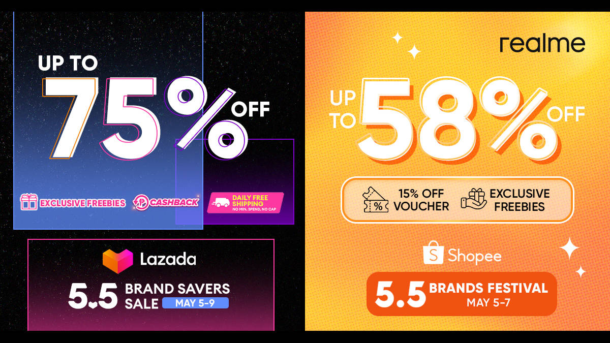 realme 5.5 Deals to Look Out for on Shopee and Lazada