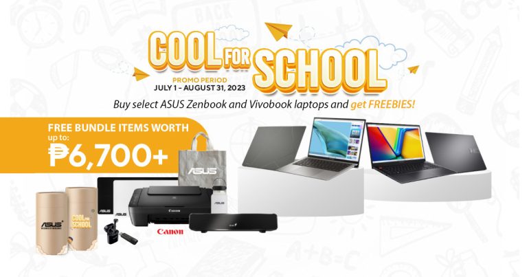 ASUS and ROG Cool for School 2023 promo ASUS