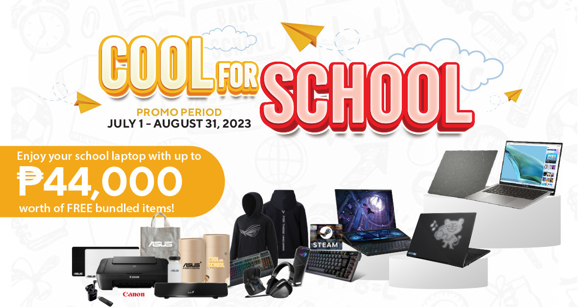 Gear Up for the Best School Year with ASUS and ROG Cool for School 2023 Promo
