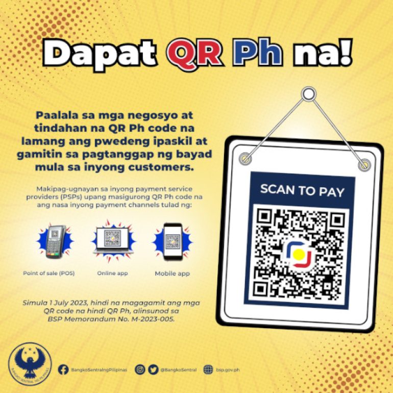 BSP QR Ph announcement 1