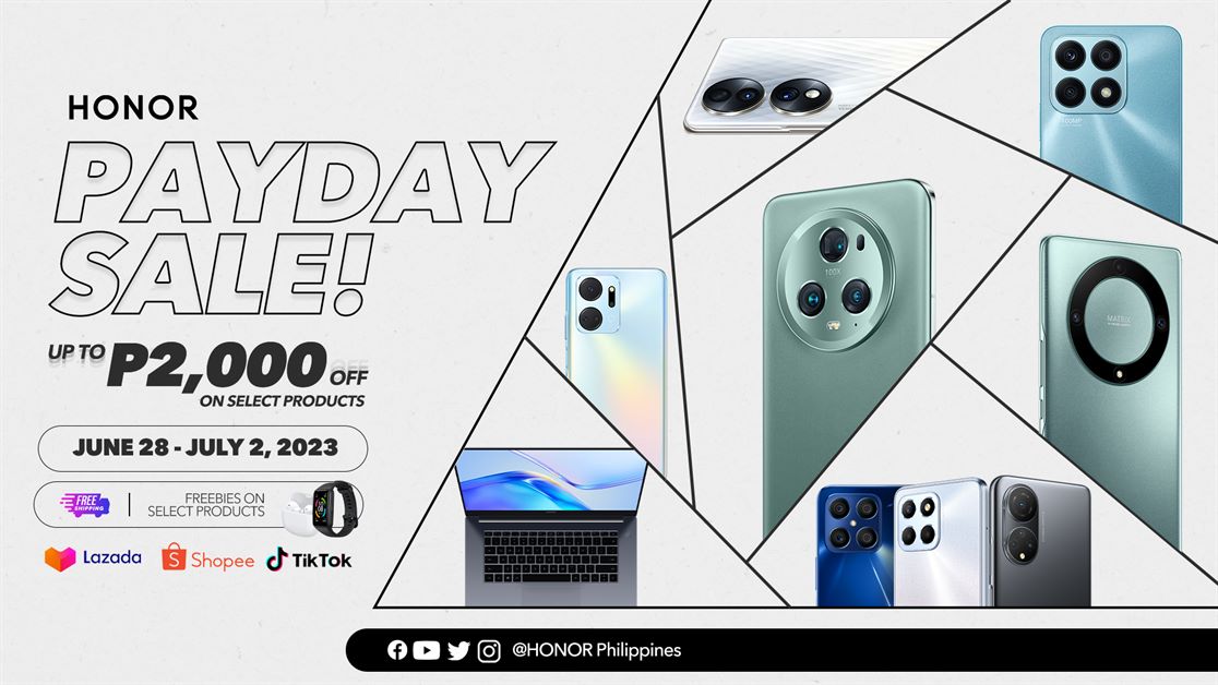 HONOR Payday Sale: Up to PHP 2,000 Off on Select Smartphones