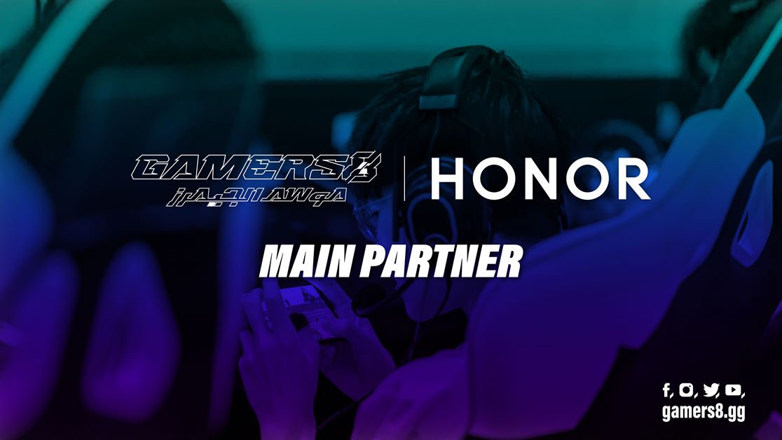 HONOR is the Official Smartphone Partner of Gamers8