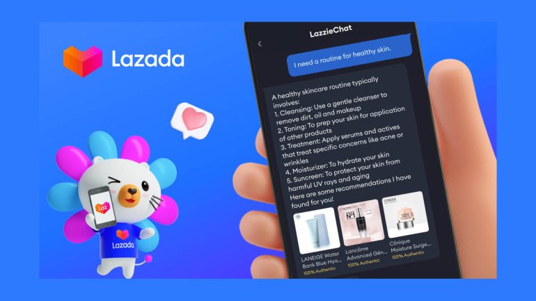 LazzieChat Lazada Chatbot banner