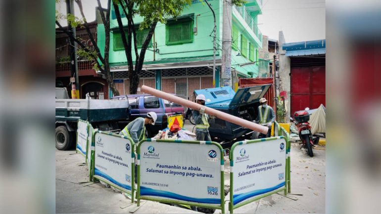 Maynilad water interruption banner