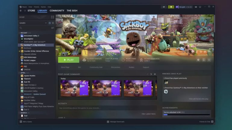 New Steam update featured image
