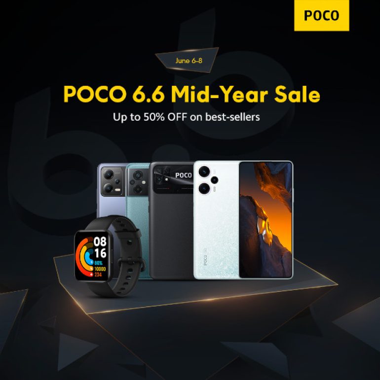 POCO Shopee 6.6 Mid Year Sale poster