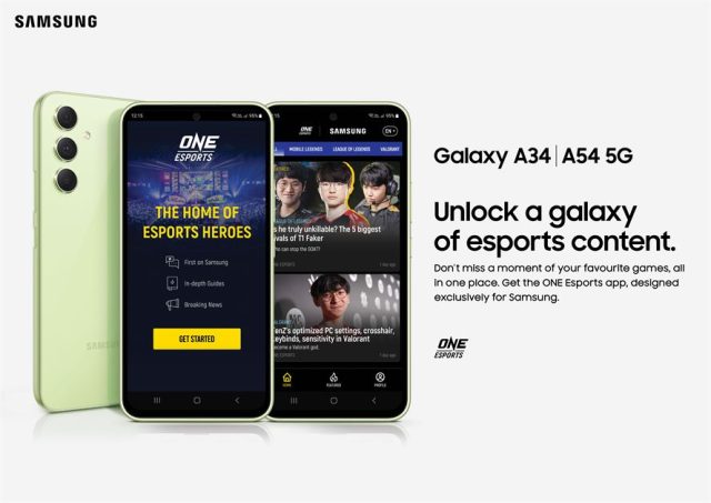 Samsung x One ESports PR Image