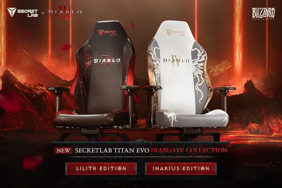 Check Out the Secretlab Diablo IV Collection Gaming Chairs!