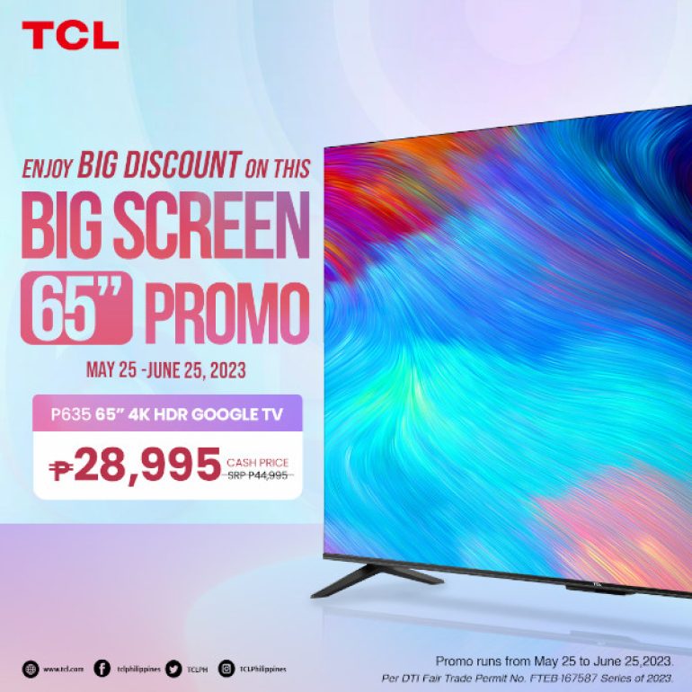TCL Big Screen Promo TCL P635 TV