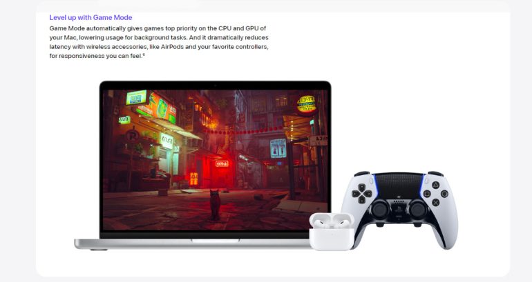 macOS Sonoma WWDC 2023 gaming
