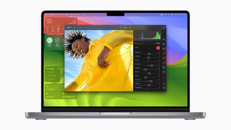 macOS Sonoma WWDC 2023 widgets 2