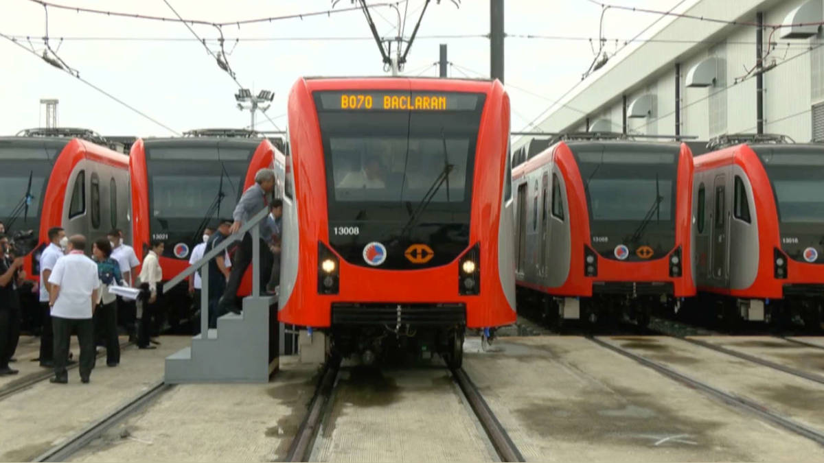 DOTr Unveils Next-Generation LRT-1 Trains