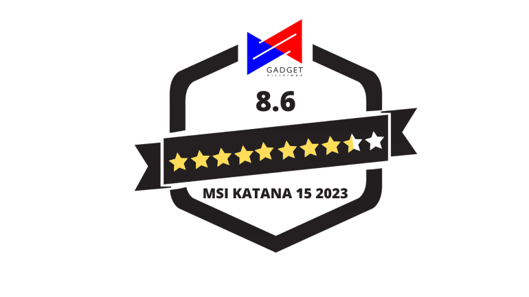 MSI Katana 15 2023 Review Badge