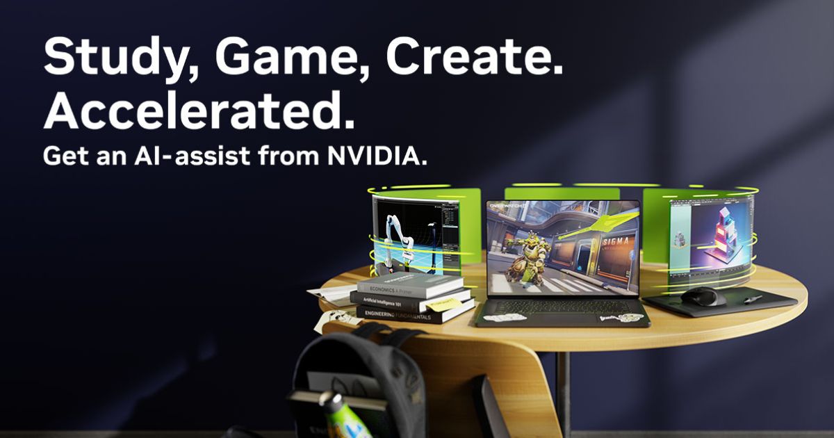 NVIDIA Recommends: RTX 40 Series Laptops to Study, Game, and Create