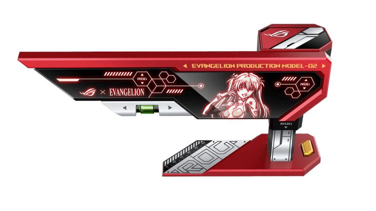 ROG EVA-02 series launch ROG Herculx EVA 02 Edition Graphics Card Holder