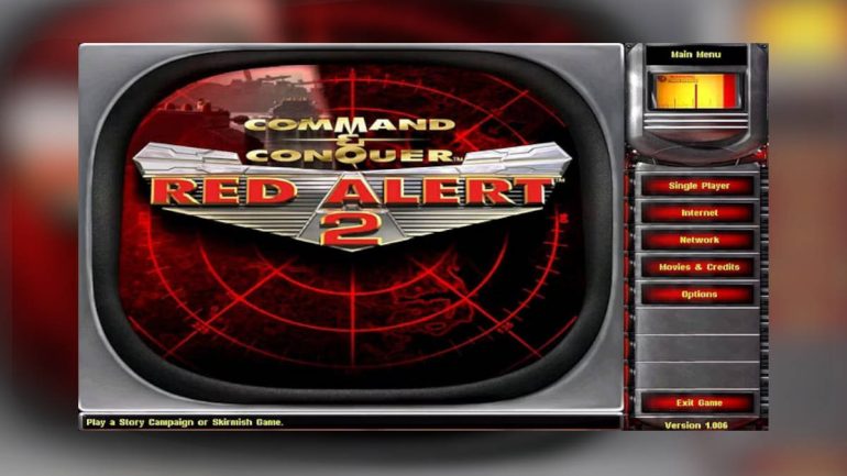 Red Alert 2 intro UI