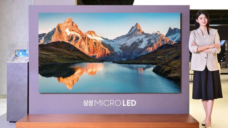 Samsung 89 inch Micro LED TV South Korea launch 1