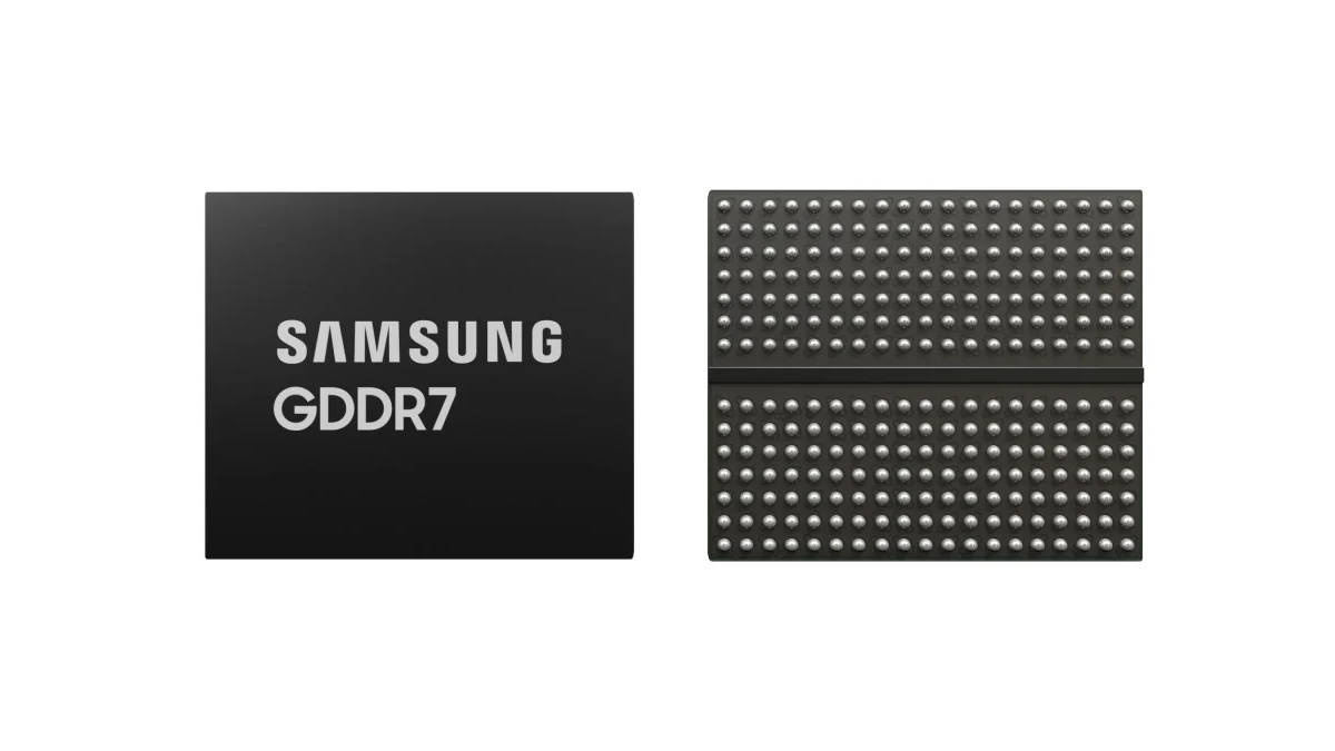 Samsung Launches The First 32Gbps GDDR7 DRAM