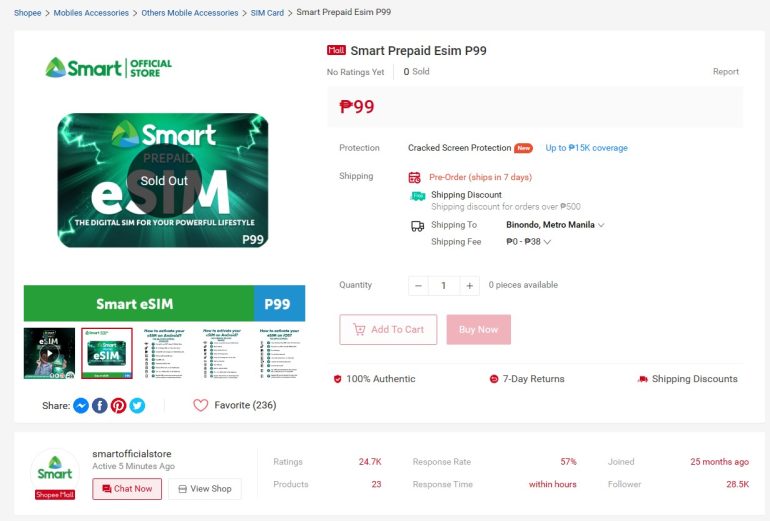 Smart Prepaid eSIM 6