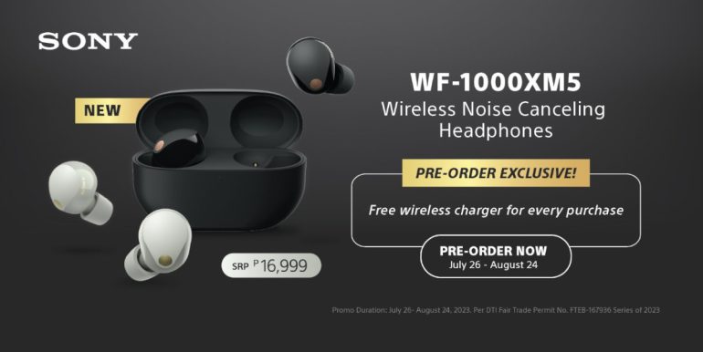 Sony WF 1000XM5 PH price and pre order 1