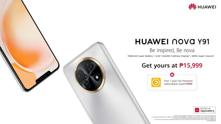Huawei nova Y91 PH launch price