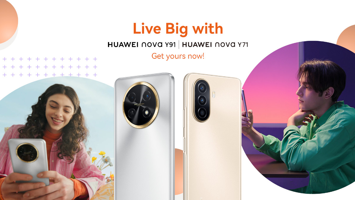 Live Big with the New Huawei nova Y91 and nova Y71