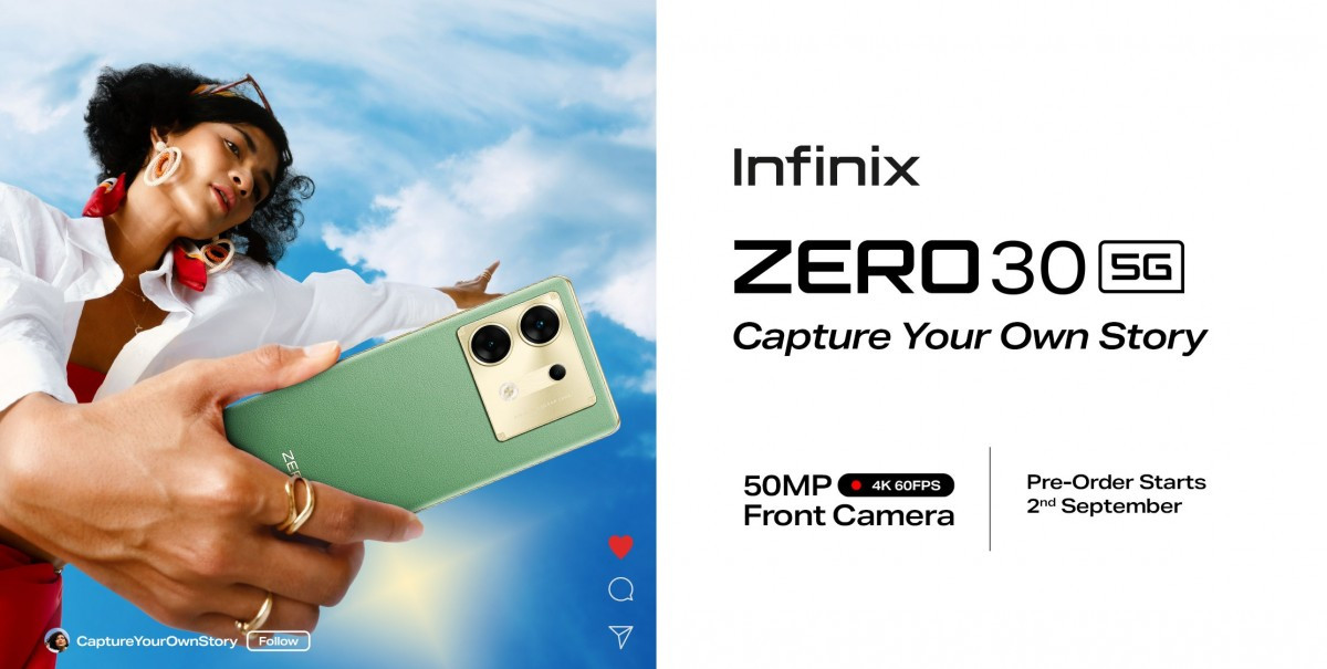 Infinix Zero 30 5G Design and Some Key Specs Officially Revealed