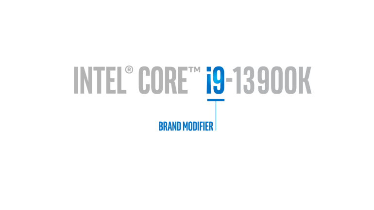 Intel CPU Naming 2023 Explained Brand Modifier