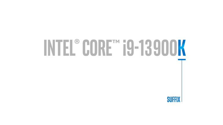 Intel CPU Naming 2023 Explained Suffix