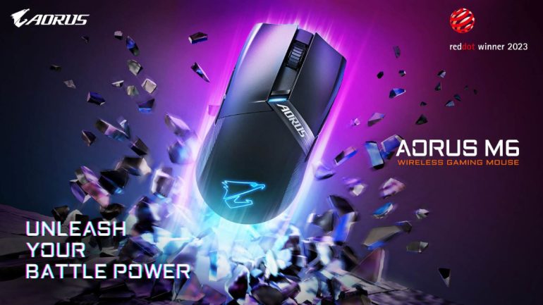 AORUS M6 lightweight wireless gaming mouse launch 1