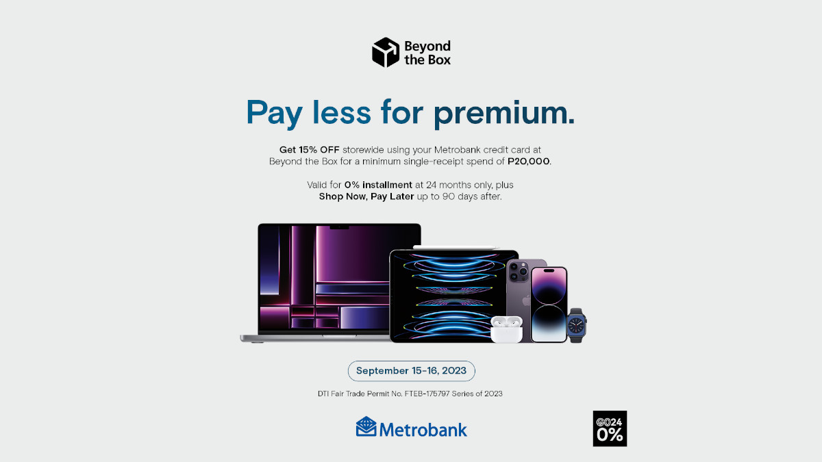 Unlock Increadible Deals with Beyond the Box and Metrobank until September 16